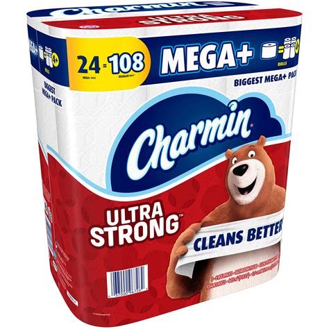Charmin Ultra Strong Toilet Paper 24 Ct Pack
