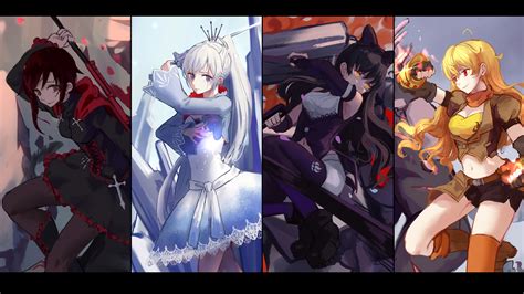 Fond D écran Ruby Rose Rwby Ruby Rose Personnage Weiss Schnee