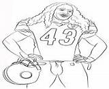 Coloring Football Sport Printable Polamalu Pages Troy Texans Houston Logo Book sketch template