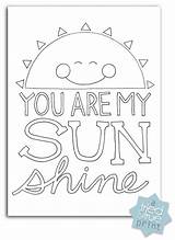 Coloring Pages Sunshine Printable Miss Kids Sheets Sign Amazing Color Letter Stop Book Preschoolers Adult Colouring Prints Sheet Husband Getdrawings sketch template