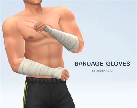 bandage gloves sims  expansions sims mods sims  characters