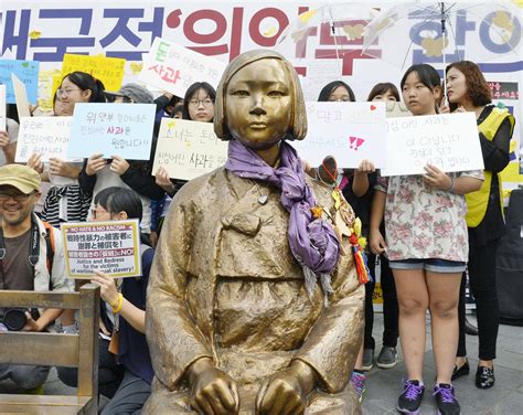 seoul makes 500 statues of comfort women to raise awareness on sexual