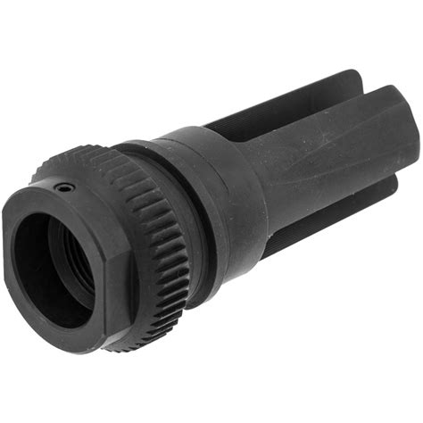 pts syndicate airsoft  mm cw flash hider black airsoft megastore