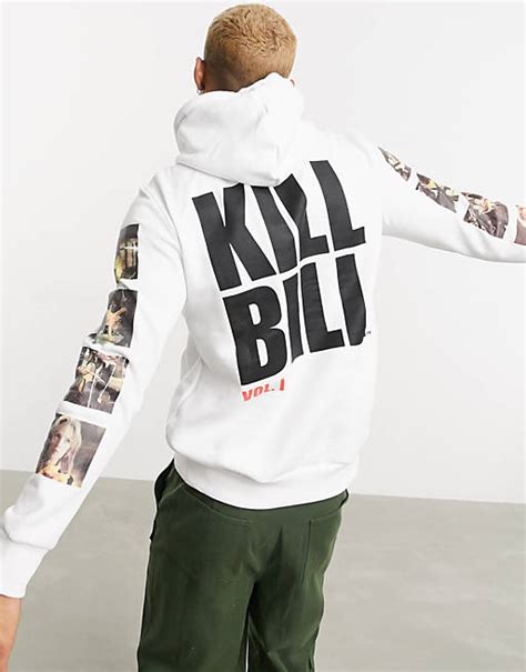 bershka kill bill hoodie  white asos