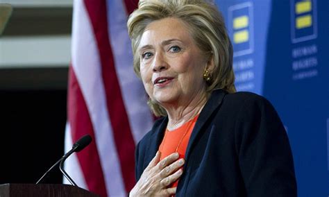 hillary clinton puts gay rights at the center of her presidential campaign daily mail online