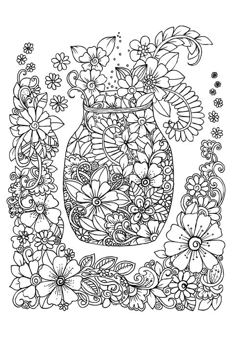 printable art therapy coloring pages thousand    printable