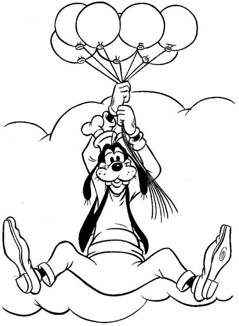 goofy coloring pages coloringpagescom