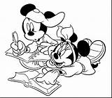 Mouse Coloring Pages Printable Kids Minnie Mickey Getdrawings Baby sketch template
