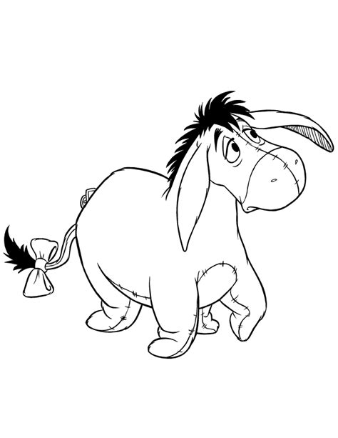 eeyore coloring pages pictures coloring pages