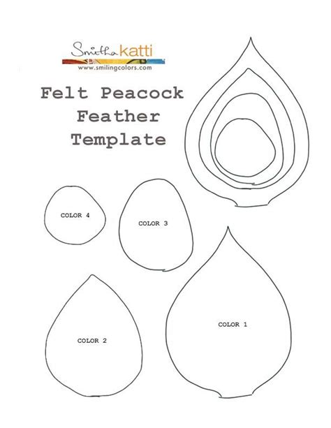 peacock feather template feather template peacock crafts