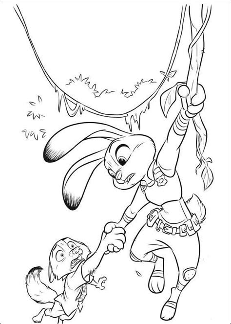 zootopia coloring page zootopia coloring pages disney coloring pages