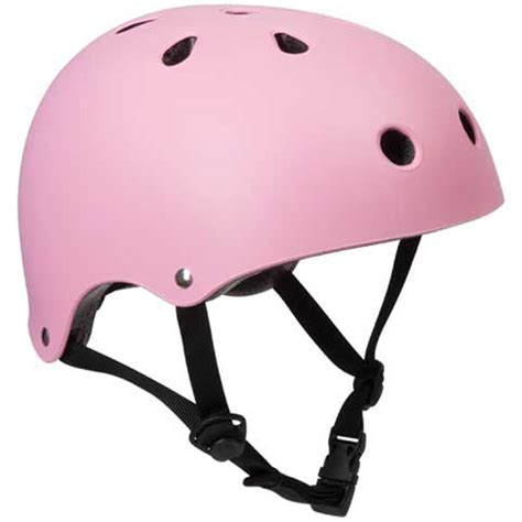 essentials matt pink helmet