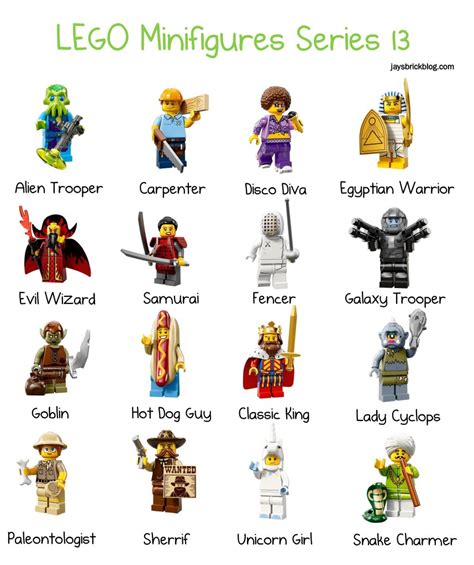 First Look At The Characters From Lego Minifigures Series