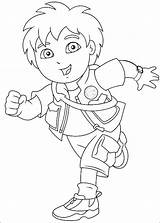 Coloring Pages Diego Kids Go Printable sketch template