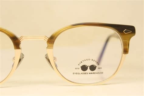 gold tortoise browline glasses retro vintage 1960s style glasses