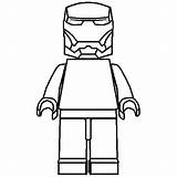 Lego Coloring Iron Man Pages Figure Printable Drawing Print Minifigure Template Mask Stikbot Person Para Getcolorings Color Avengers Armor Homem sketch template