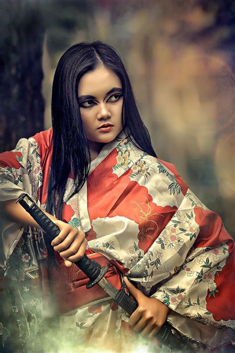 Samurai Female Samurai Samurai Women Lady Samurai