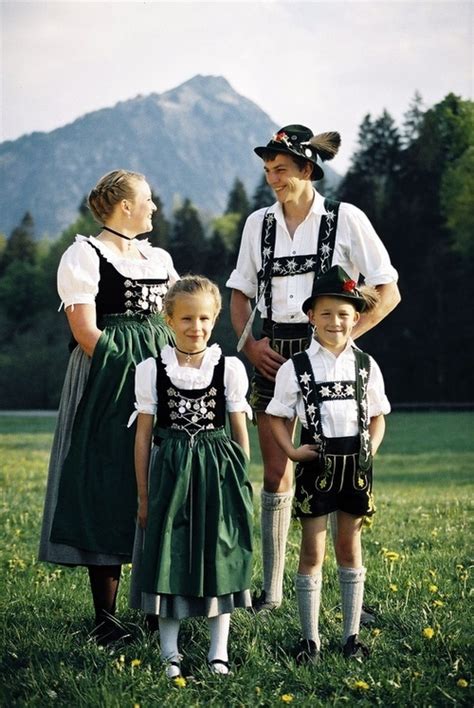 traditional german clothing dirndl  lederhosen german culture