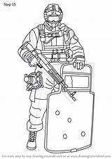 Siege Fuze Operator Drawingtutorials101 sketch template