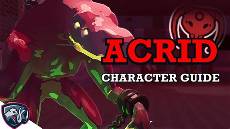acrid character guide risk  rain  youtube