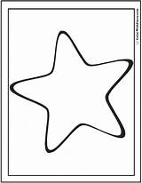Star Coloring Pages Preschool Stars Color Printable Pdf Simple Colorwithfuzzy sketch template