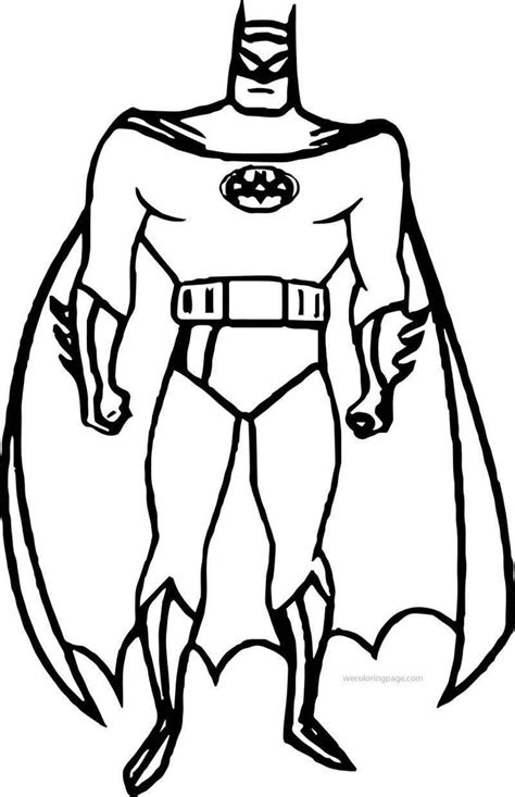 batman front coloring page batman coloring pages superhero coloring