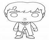 Coloring Pages Neville Potter Gary Pops Harry Pop Funko sketch template