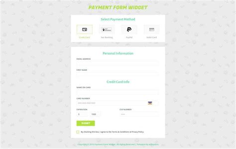 payment form template  payment form template