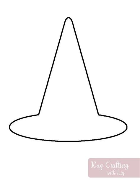 witch hat witch hat template printable witch hat stencil