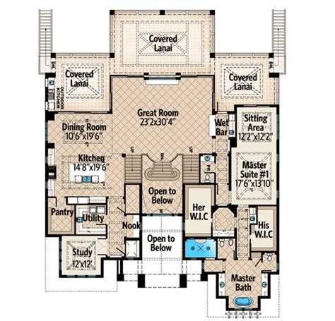 master suite house plans  design idea