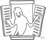 Ghost Coloring Supercoloring sketch template