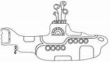 Beatles Submarine Yellowsubmarine sketch template