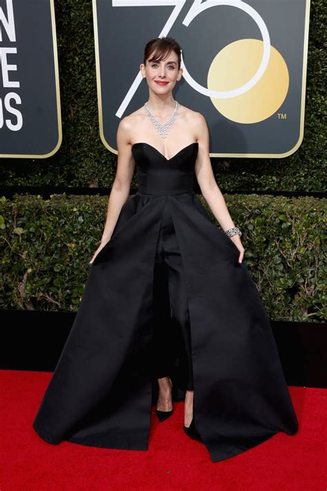 Alison Brie Women Who Wore Pants To Golden Globes 2018
