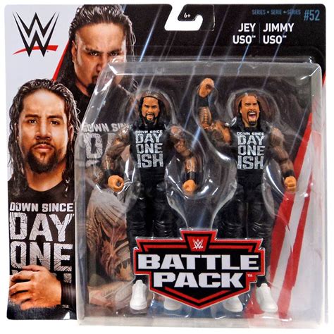 wwe wrestling battle pack series  jey uso jimmy uso action figure