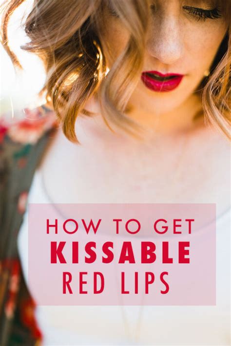 how to get kissable red lips ebay