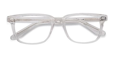 pacific rectangle clear frame eyeglasses eyebuydirect