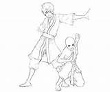 Zuko Avatar Aang Skill Coloring Pages Power Yumiko Fujiwara sketch template