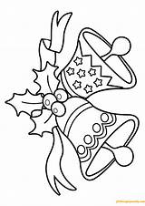 Bells Jingle Pages Christmas Coloring Color Printable Print Screen Coloringpagesonly sketch template