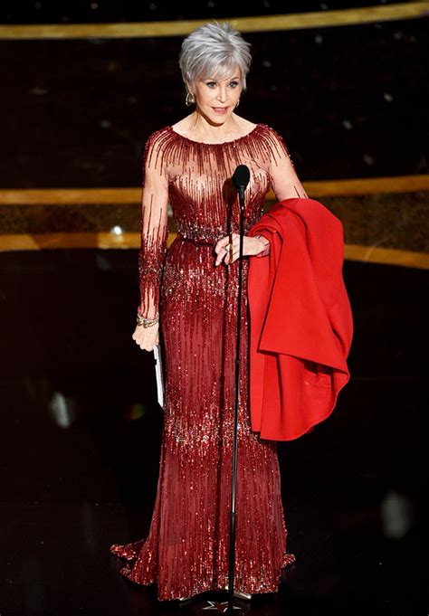 Jane Fonda At Oscars 2020 Debuts Short Silver Hairstyle