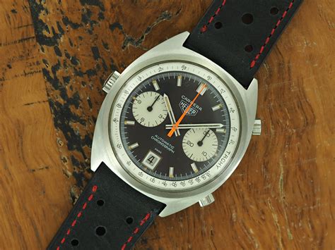 vintage heuer carrera chronograph  luxury vintage concept