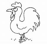 Gallo Granja Galo Gall Dibuix Fattoria Coq Dibuixos Ferme Colorier Acolore Usuari Pintat Registrat Animali Coloritou sketch template