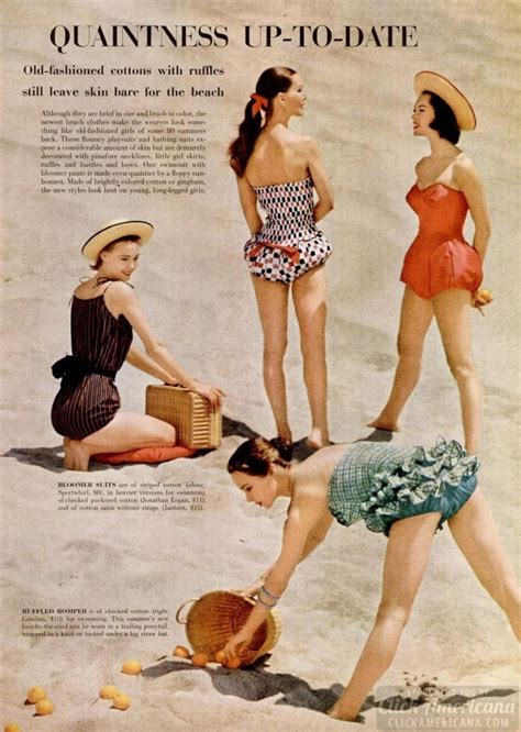 36 Summery Vintage 50s Swimsuits For Women When Strapless One Piece