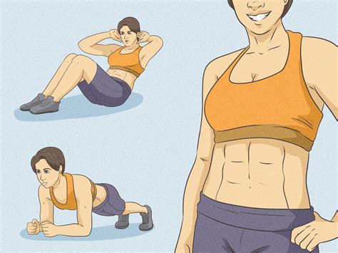 How To Get A Six Pack For Girls With Pictures Wikihow