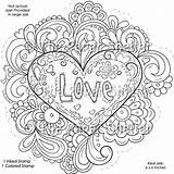 Adult Heart Trippy Sheets Doodle Abecedario Cartel Psychedelic Coeur Coloriage Pintar Thepapershelter Desde Letscolorit sketch template