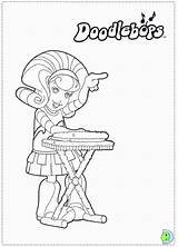 Doodlebops Colouring Library sketch template