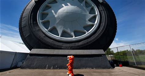 uniroyal celebrates  anniversary  giant tire
