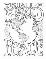 Peace Coloring Books Pages Choose Board sketch template