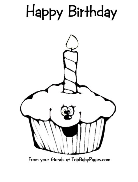 happy birthday coloring pages   print coloring page
