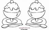 Ice Cream Sundae Coloring Drawing Clipart Getdrawings Library Pages Cliparts Pre Color sketch template