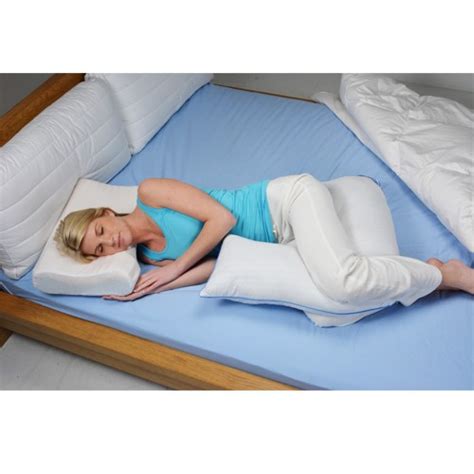 Contoured L Shaped Body Pillow For Side Sleeping